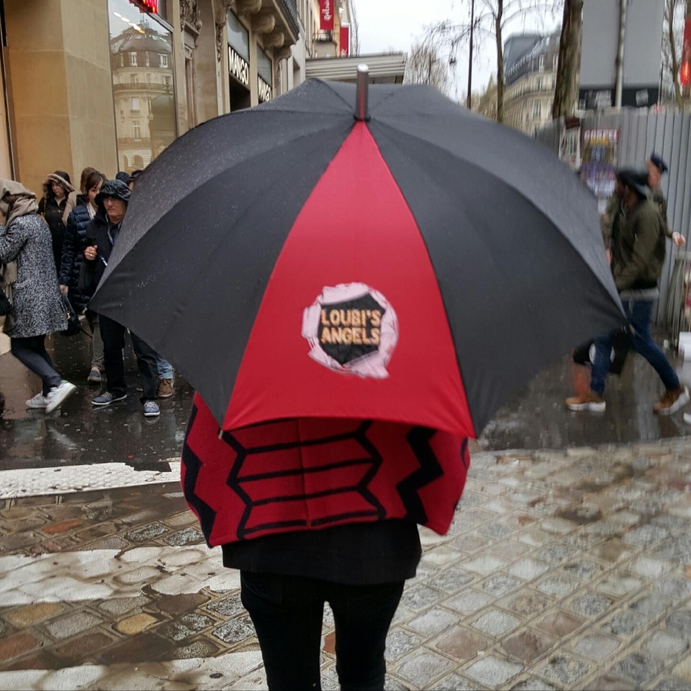 Christian Louboutin Umbrella Loubi's Angel RARE NYFW